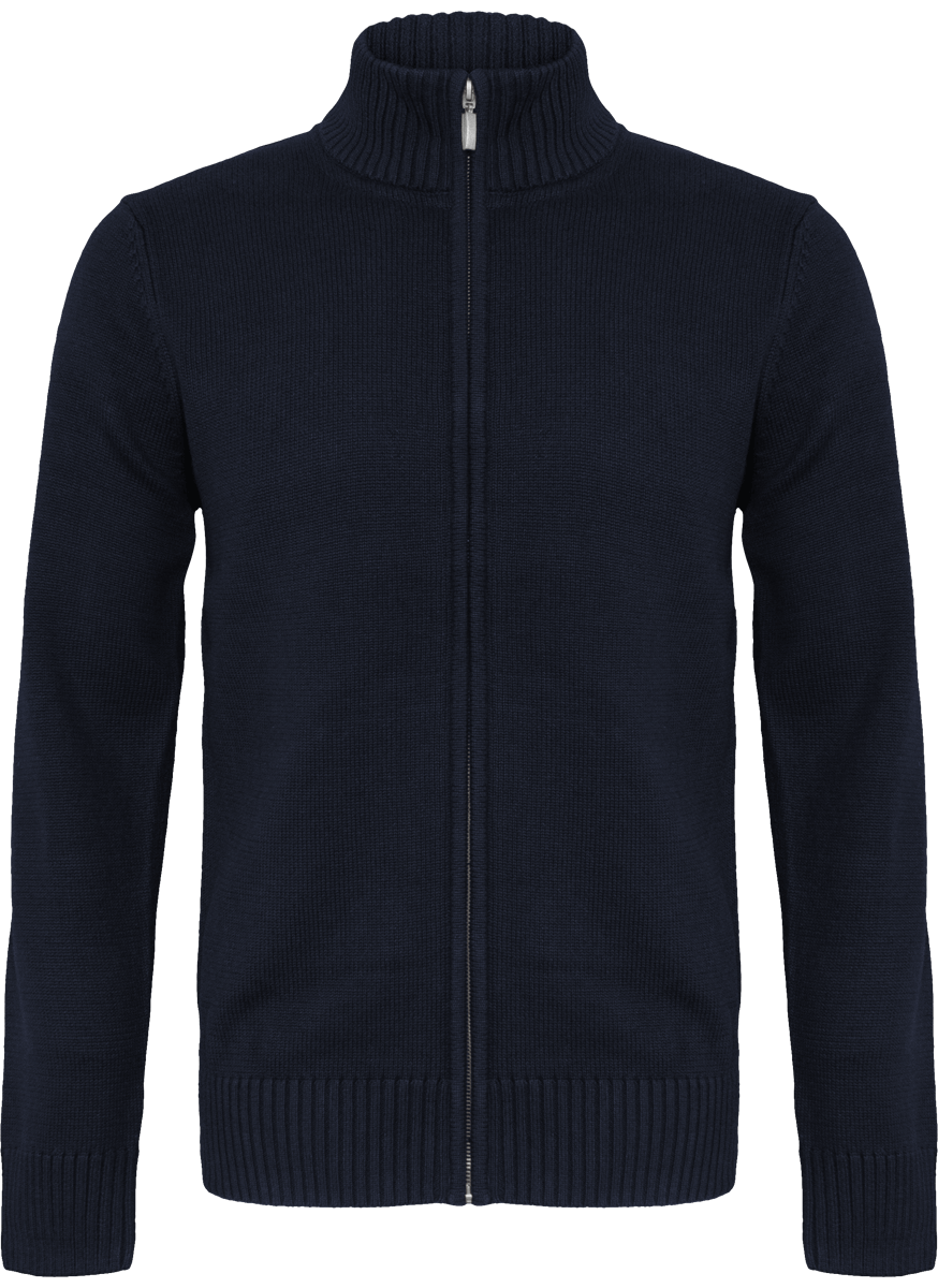 Cardigan coton Zippé homme BR model20