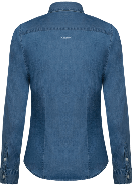 Chemise femme denim Chambray model20