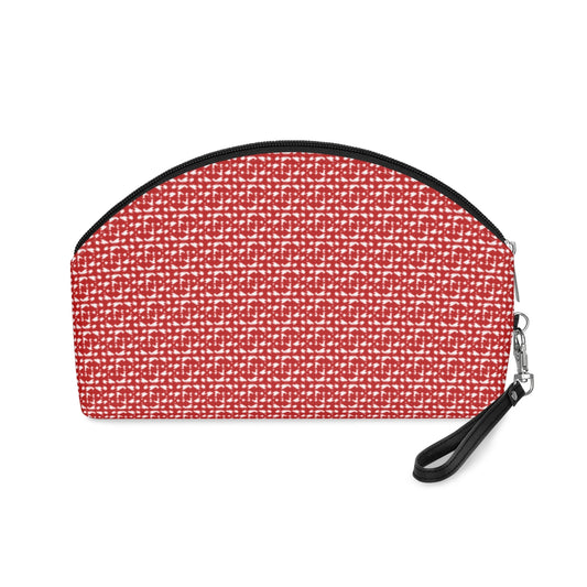 Chic Red Makeup Bag, Cosmetic Pouch, Stylish Gift, Travel Organizer, Makeup Organizer, Clutch for Special Occasions