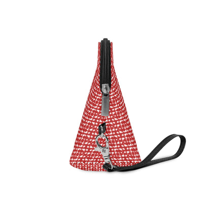 Chic Red Makeup Bag, Cosmetic Pouch, Stylish Gift, Travel Organizer, Makeup Organizer, Clutch for Special Occasions