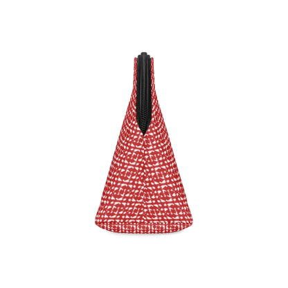 Chic Red Makeup Bag, Cosmetic Pouch, Stylish Gift, Travel Organizer, Makeup Organizer, Clutch for Special Occasions
